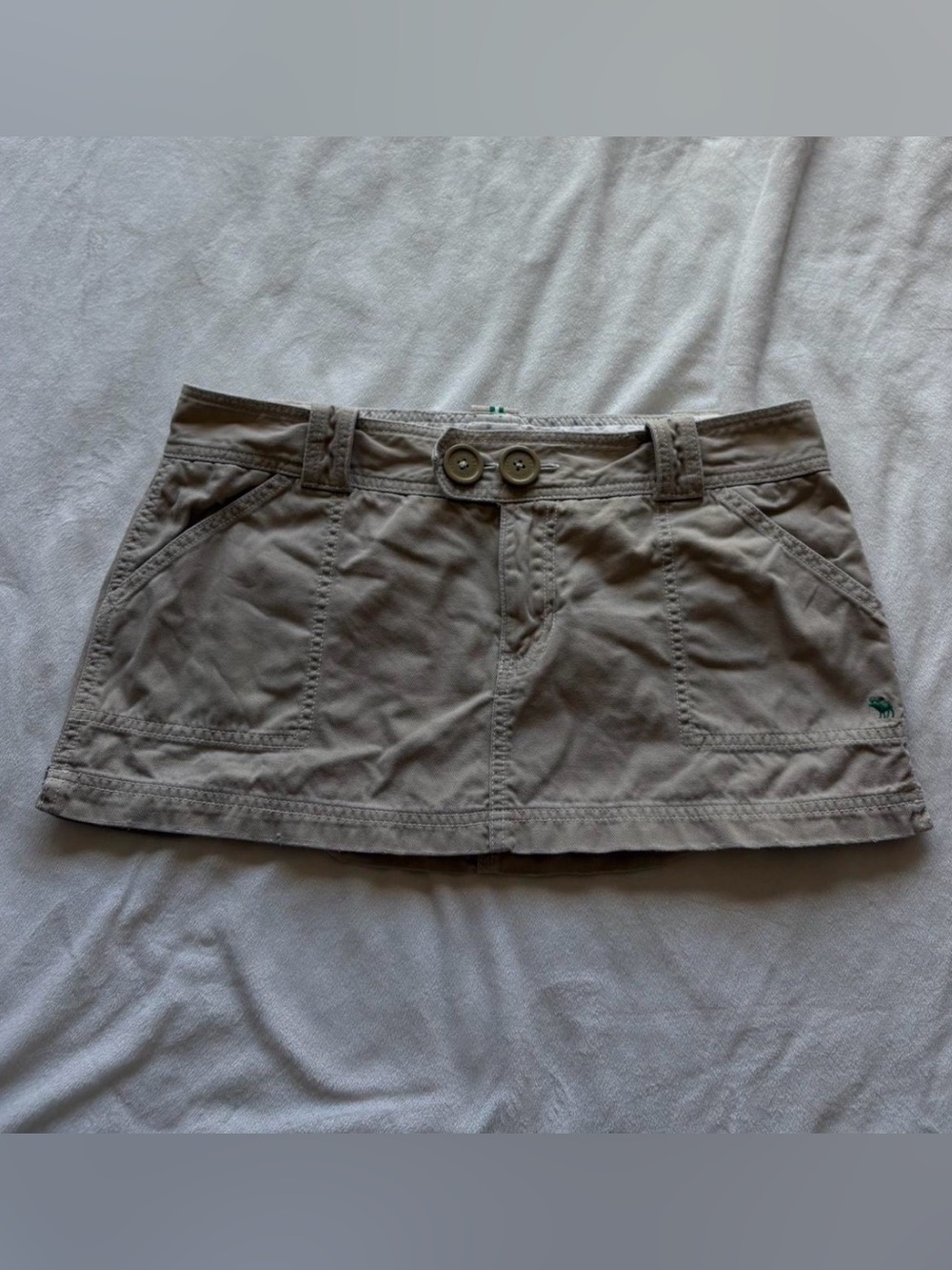 Vintage y2k Low-rise Abercrombie & Fitch Utility Mini Skirt Size 8